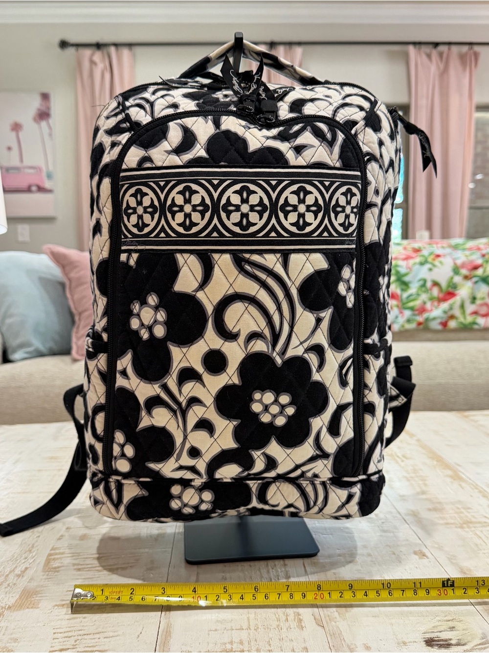 Vera Bradley Backpack Campus Tech Laptop Night and Day Retired Bag